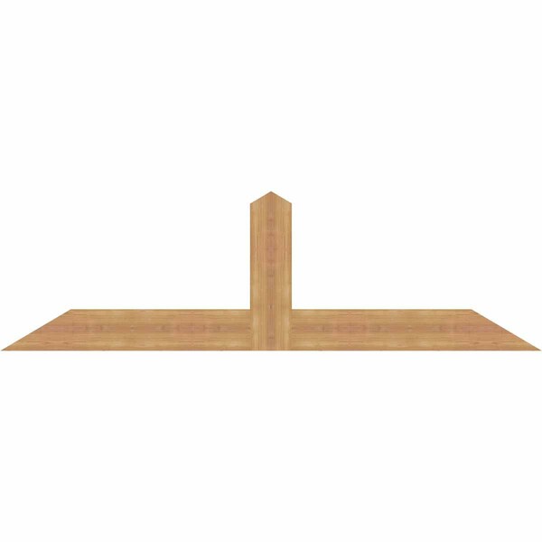 Ekena Millwork Portland Smooth Timber Gable Bracket, Western Red Cedar, 72"W x 21"H x 1 1/2"D x 5 1/2"F, 7/12 Pitch GBW072X21X0206POR00SWR - main